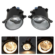 DURAFORCE For Toyota Highlander 2018-2019 Front Bumper Fog Lights Pair LH&RH+Upper Grille