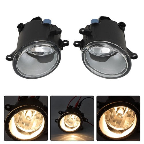DURAFORCE For Toyota Highlander 2018-2019 Front Bumper Fog Lights Pair LH&RH+Upper Grille