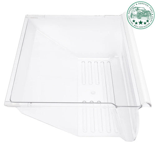 DURAFORCE Clear Crisper Pan Bottom Drawer For Whirlpool Refrigerator WP2188664 2188664