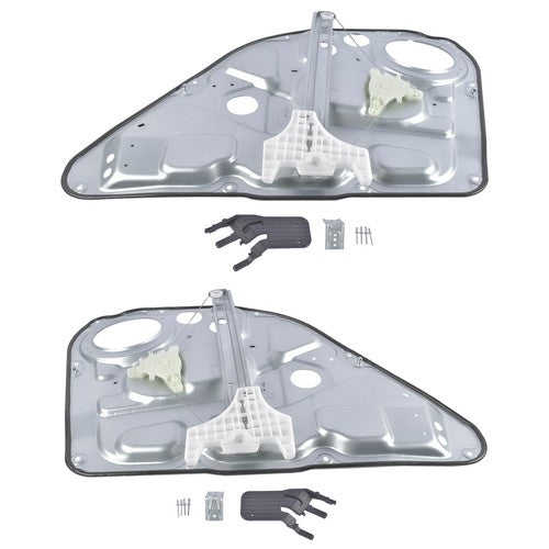 DURAFORCE Pair Power Window Regulators Set Rear Left + Right for Hyundai Genesis 2009-2014