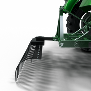 DURAFORCE 48" Landscape Rake Pine Straw Rake Rock Rake Fits 2" Receiver ATV/UTV Tractors