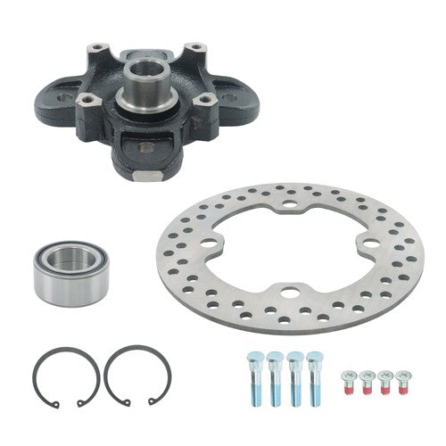 DURAFORCE Front Wheel Hub Bearing Studs Brake Rotor For Polaris Ranger 570 900 1000 13-19