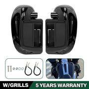 DURAFORCE Lower Vented Fairing 6.5" Speaker Box Pod For Harley Touring Electra Glide 14-24
