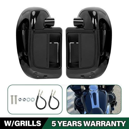 DURAFORCE Lower Vented Fairing 6.5" Speaker Box Pod For Harley Touring Electra Glide 14-24