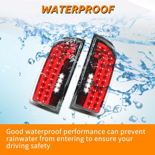 2007 2008 Dodge Ram 1500 2007 2009 Ram 2500 3500 Smoked LED Tail Lights Lamp