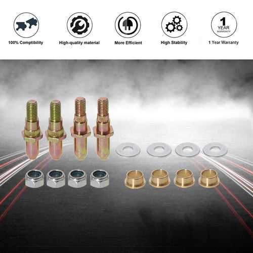 DURAFORCE Car Door Hinge Pins Bushing Kit Fit for Chevy Silverado GMC Sierra Truck SUV