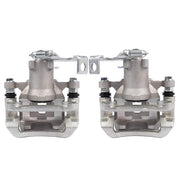 DURAFORCE 2Pcs Rear Driver & Passenger Brake Caliper with Bracket for Kia Soul 2014-2018