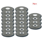 DURAFORCE 20 Pcs 4.5" x 7/8" 80 Grit Flap Discs Grinding Wheels T29 for Angle Grinder