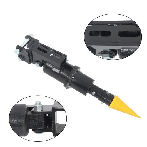 DURAFORCE Spiral Screw Log Splitter Cone Hydraulic Wood Splitter for Mini Excavator