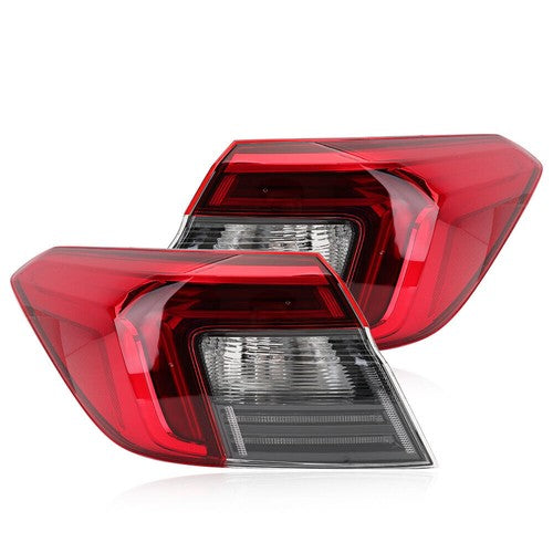 DURAFORCE Set Tail Lights Rear Lamps Outer Inner Side for 2022 2023 2024 for Honda Civic