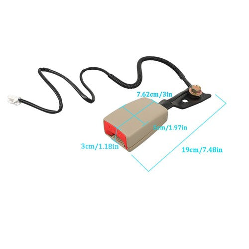 DURAFORCE Fit For 2001-2003 Mazda Protege&Protege5 Driver's Side Seat Belt Beige Buckle