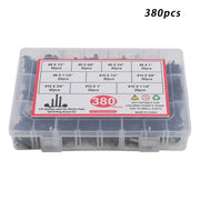 DURAFORCE 380 sets of #8#10 self-tapping screw kits 410 Stainless Steel Convenient Box