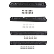 DURAFORCE 4Pcs Front Rear Lower LH & RH Door Trim Molding Black for Cadillac XT5 2017-2025