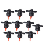 DURAFORCE 10PK 1/4" Straight In-Line Gas Fuel SHUT-OFF / CUT-OFF Valves Petcock 494768