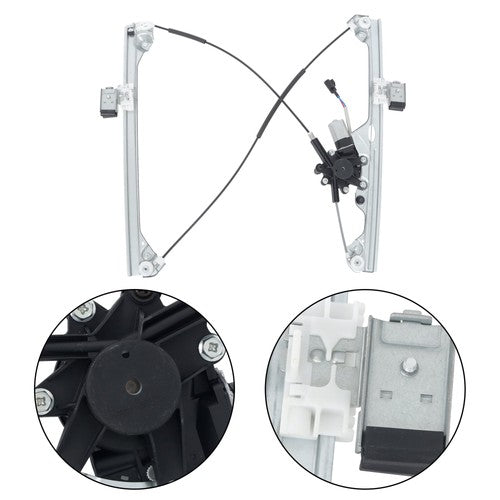 DURAFORCE 1 Pair Window Regulator w/ Motor For Chevy Silverado GMC Sierra 2007-2014