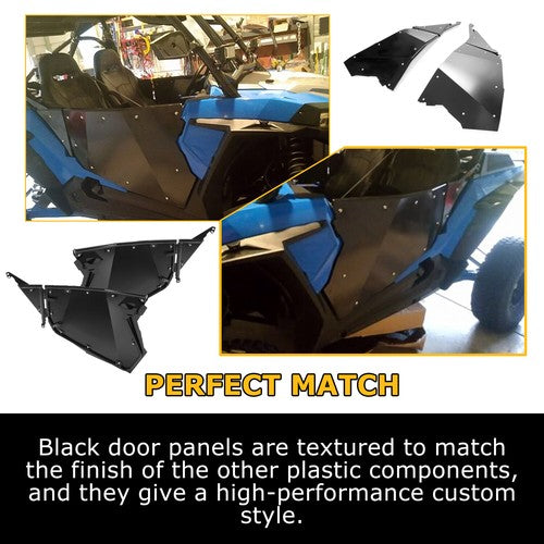 DURAFORCE UTV Aluminum Full Doors For 2014-2022 Polaris RZR XP Turbo/S XP 1000 2 Seats