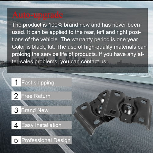 DURAFORCE 2PC For 99-10 Ford F-250 350 Superduty Excursion E-250 350 Rear U Bolt Top Plate