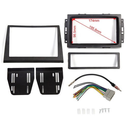 Center Dashboard Cover Double Din Radio Stereo for Jeep Commander 2006-2007