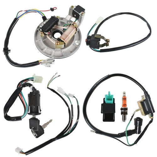 DURAFORCE New Wiring Harness Loom Ignition Coil CDI Magneto Stator 50-140cc Dirt Pit Bike