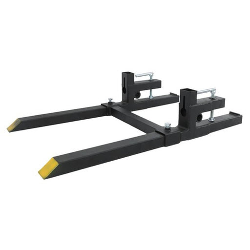 DURAFORCE 43" Pallet Forks Clamp On Tractor Forks w/Adjustable Bucket Forks 2000lbs