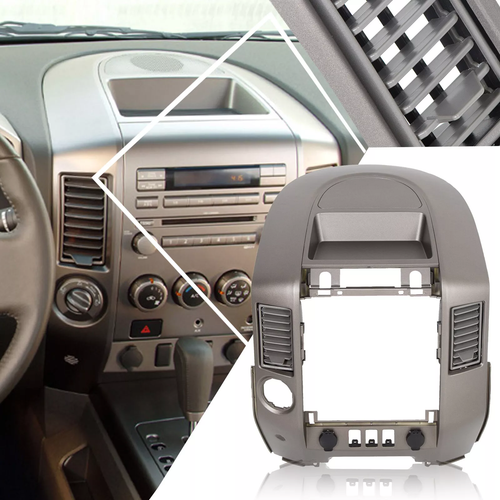 For 2004-2006 Nissan Titan Armada Instrument Cluster Dash Panel Radio Bezel