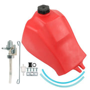 DURAFORCE For Honda ATC185 980 ATC185S ATC200 ATC200M Red Fuel Tank w/Cap and Fuel Petcock