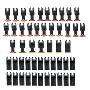 DURAFORCE Tool Blades Curved Edge Oscillating Saw Blades 50PCS Titanium Oscillating