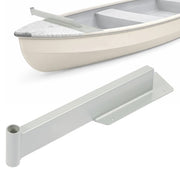 DURAFORCE Right Boat Trolling Motor Mount For Gheenoe W/ Handle Nose Cap Silvery Aluminium