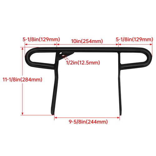 Rear Wide Grab Bar for Yamaha Raptor 660 660R 2001-2009 YFZ450 2004-2009