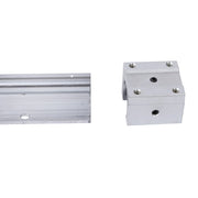 DURAFORCE 4Pcs SBR16UU Bearing Blocks with 2Pcs SBR16-1500mm Linear Guide Rails