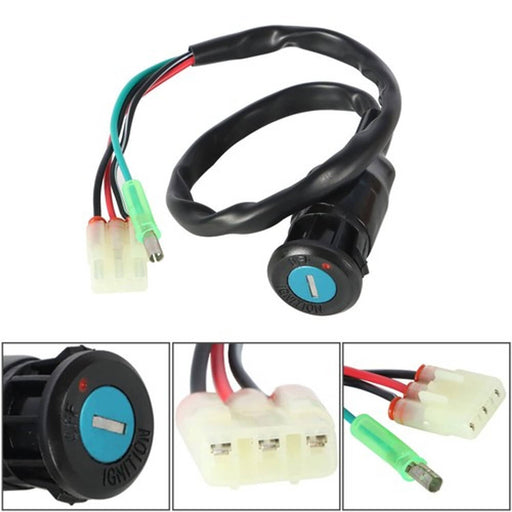 DURAFORCE Ignition Key Switch Fits For Honda Recon 250 TRX250TM TRX250TE 2002-2019 USA NEW