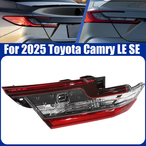 DURAFORCE Inner Tail Light Lamp Halogen for 2025 Toyota Camry LE SE 25 Left Driver Side