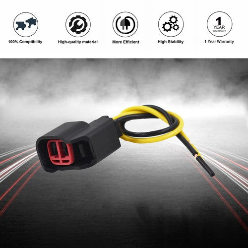 DURAFORCE 8Pcs Fuel Injector Connector Pigtail Wire For Dodge LS2 LS3 Ford EV6 EV14 USCAR