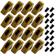 DURAFORCE Fits Chevrolet SBC 350 400 1.5 Ratio 7/16" Aluminum Full Roller Rocker Arms Set