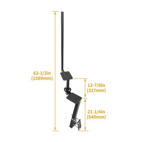 2 Step 360 Dual Boat Trailer Steps Trailer Step with Handle for Bass Boat