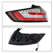 DURAFORCE LH/Driver Side Rear LED Outer Lamp Tail Light For Ford Edge 2019-2023 Red Lens