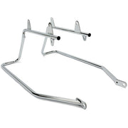 DURAFORCE Saddle bag Saddlebag Conversion Brackets Mounts for Harley Softail 84-17 Chrome
