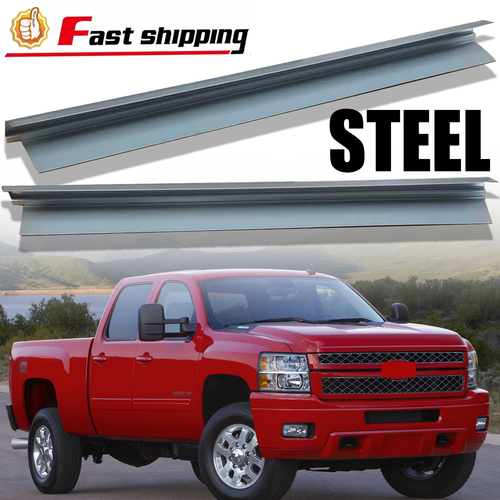 DURAFORCE Steel Outer Rocker Panels for 2014-2018 for Chevrolet Silverado Extended Cab 4 Door