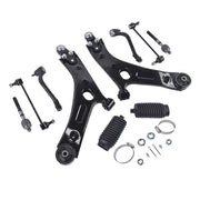 DURAFORCE 10Pcs Control Arm Kit Fit for 2010-2013 Hyundai Tucson 2011-2013 Kia Sportage