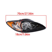 DURAFORCE For 2008-2016 International ProStar Black Housing Projector Headlights Pairs