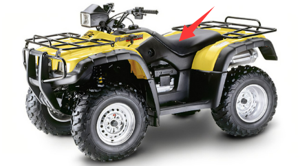 Complete Seat for Honda Foreman Rubicon 500 TRX500FA 01 04 77100 HN2 000ZA