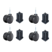 DURAFORCE 4 Set For Weber Spirit Series Caster Wheel For Weber Summit Gas Grills