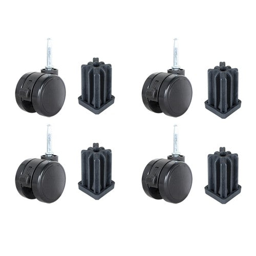 DURAFORCE 4 Set For Weber Spirit Series Caster Wheel For Weber Summit Gas Grills
