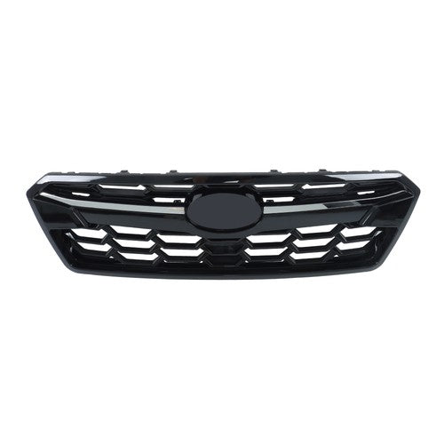 DURAFORCE Plastic Front Upper Grille Grill w/Chrome Molding For Subaru Crosstrek 2018-2020