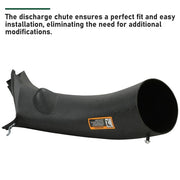 DURAFORCE Lower Bagger Discharge Chute For John Deere LA100 LA105 LA110 LA120 LA125 LA135