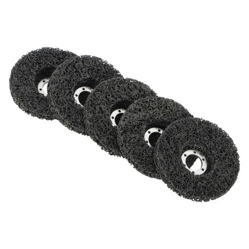 DURAFORCE 10 PCS 4-1/2" x 7/8" Black Diamond Grinding Discs Strip Discs for Angle Grinder