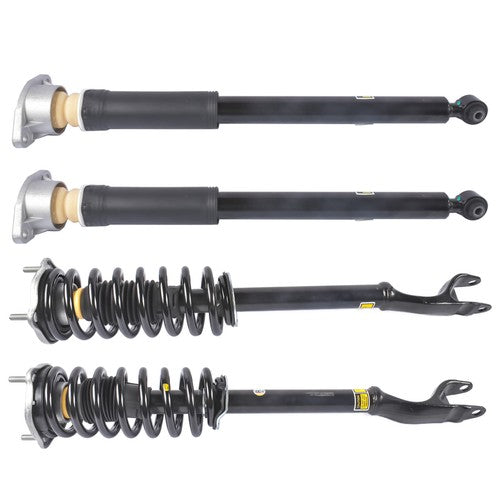 DURAFORCE 4Pcs Front Rear Shock Absorbers Struts w/o ADS For Mercedes W213 E300 E450 17-23