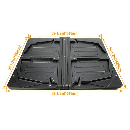 Black UTV Hard Top ABS Roof for Polaris Ranger Crew 800 2010-2014