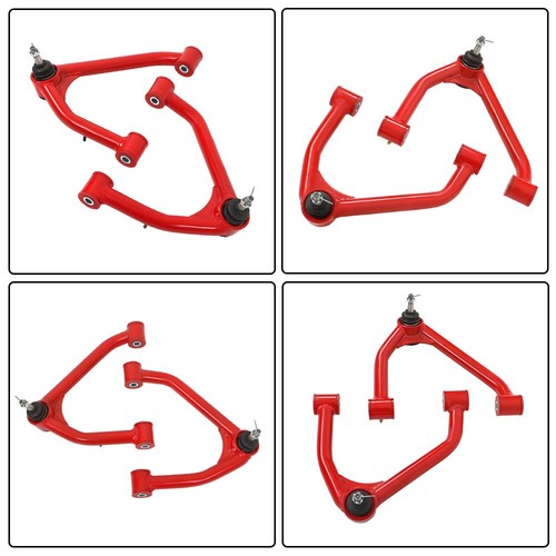 DURAFORCE Fit For Chevrolet GMC 1500 2007-2018 Tubular Red 2-4' Lift Upper Control Arms