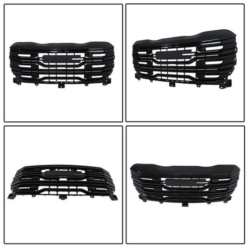 DURAFORCE Front Bumper Grille Suitable For GMC Sierra 1500 2022-2024 Gloss Black 84815160